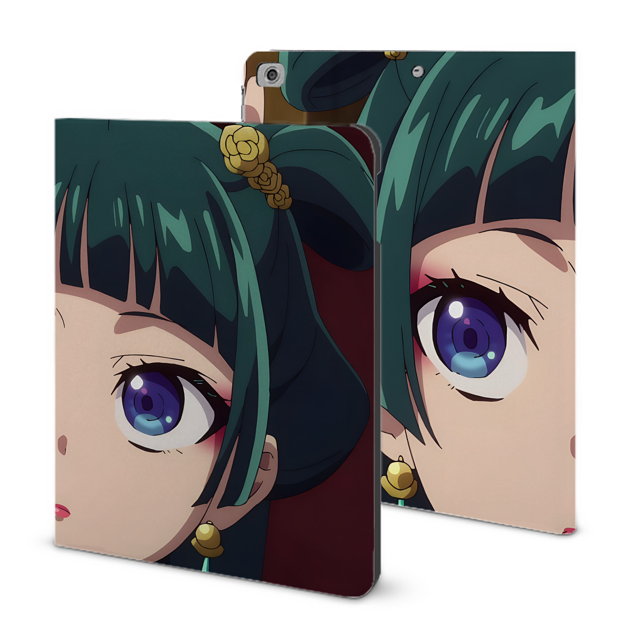 （画像用） 薬屋のひとりごと The Apothecary Diaries IPad ケース ブック型 PUレザー TPU 耐衝撃 軽量 薄型 ペン収納なし 全面保護 IPad 各モデル対応